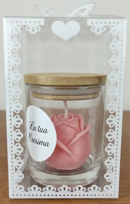 Cresima Barattolo Con Candela Profumata