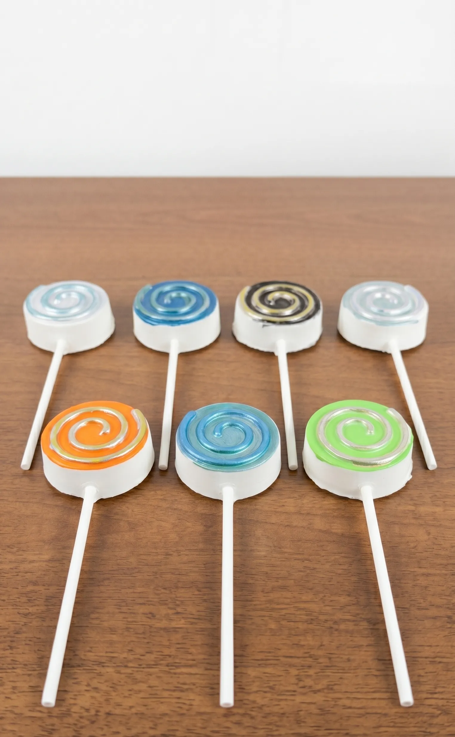  Segnaposto Decorazione Lecca Lecca Gesso Aleplab