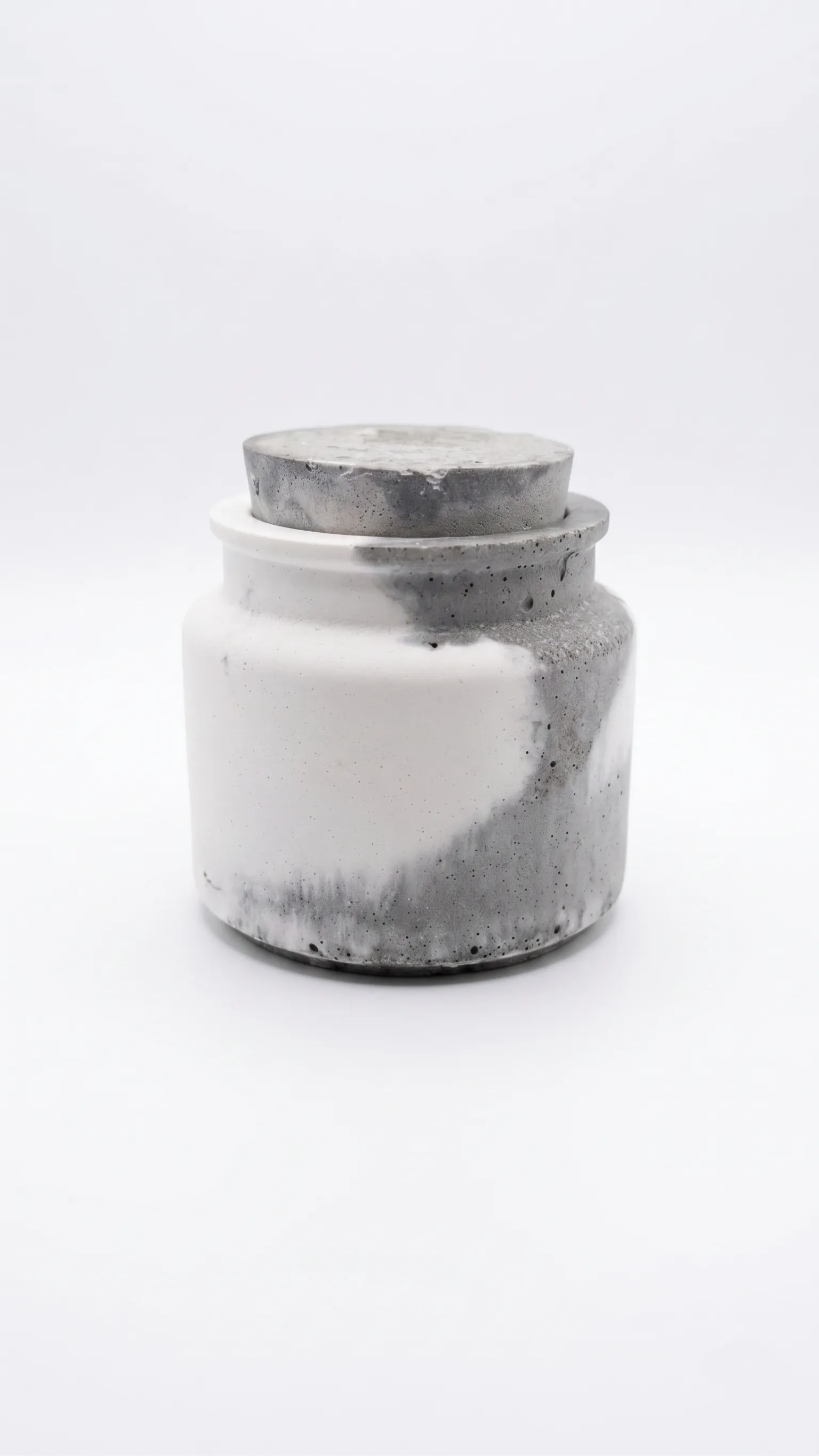 Vasetto Grigio Gesso Personalizzabile Aleplab